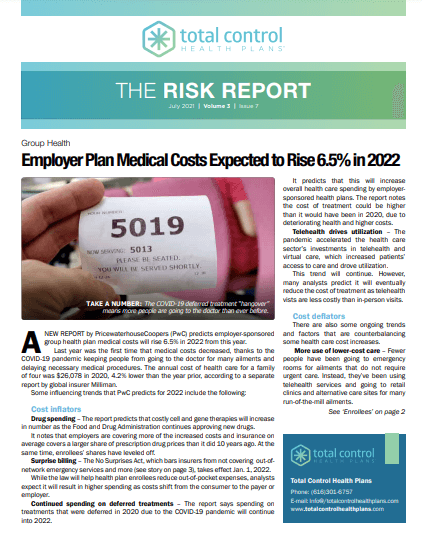 The Risk Report – July 2021